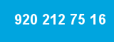 920 212 75 16